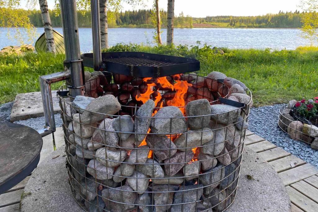 Viihtyisae Kolmio Jaerven Rannalla Haapavesi Luaran gambar
