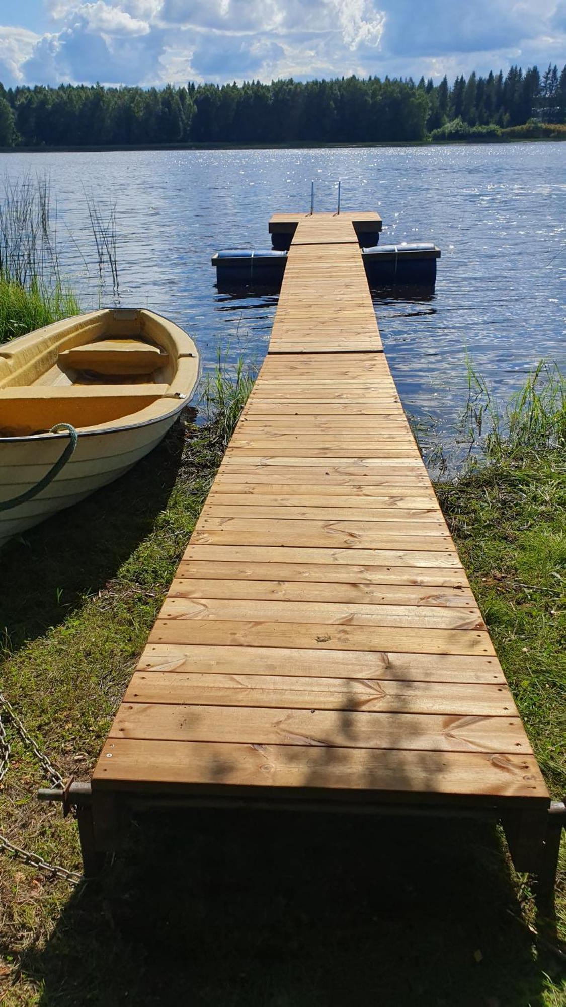 Viihtyisae Kolmio Jaerven Rannalla Haapavesi Luaran gambar